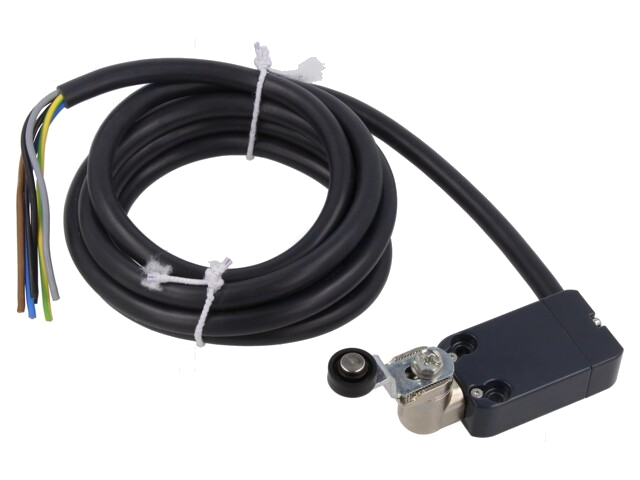 Eindschakelaar; NO + NC; 10A; max.250VAC; max.250VDC; kabel 2 m Eindschakelaar; NO + NC; 10A; max.250VAC; max.250VDC; kabel 2 m